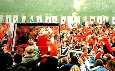 Bannières 2000 - bann2000 - Reims Pape Jean-Paul II