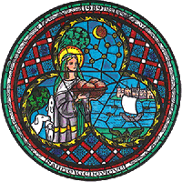 Médaillon sainte Geneviève - Bannières 2000