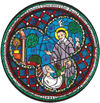 Médaillon saint Vincent de paul - Bannières 2000